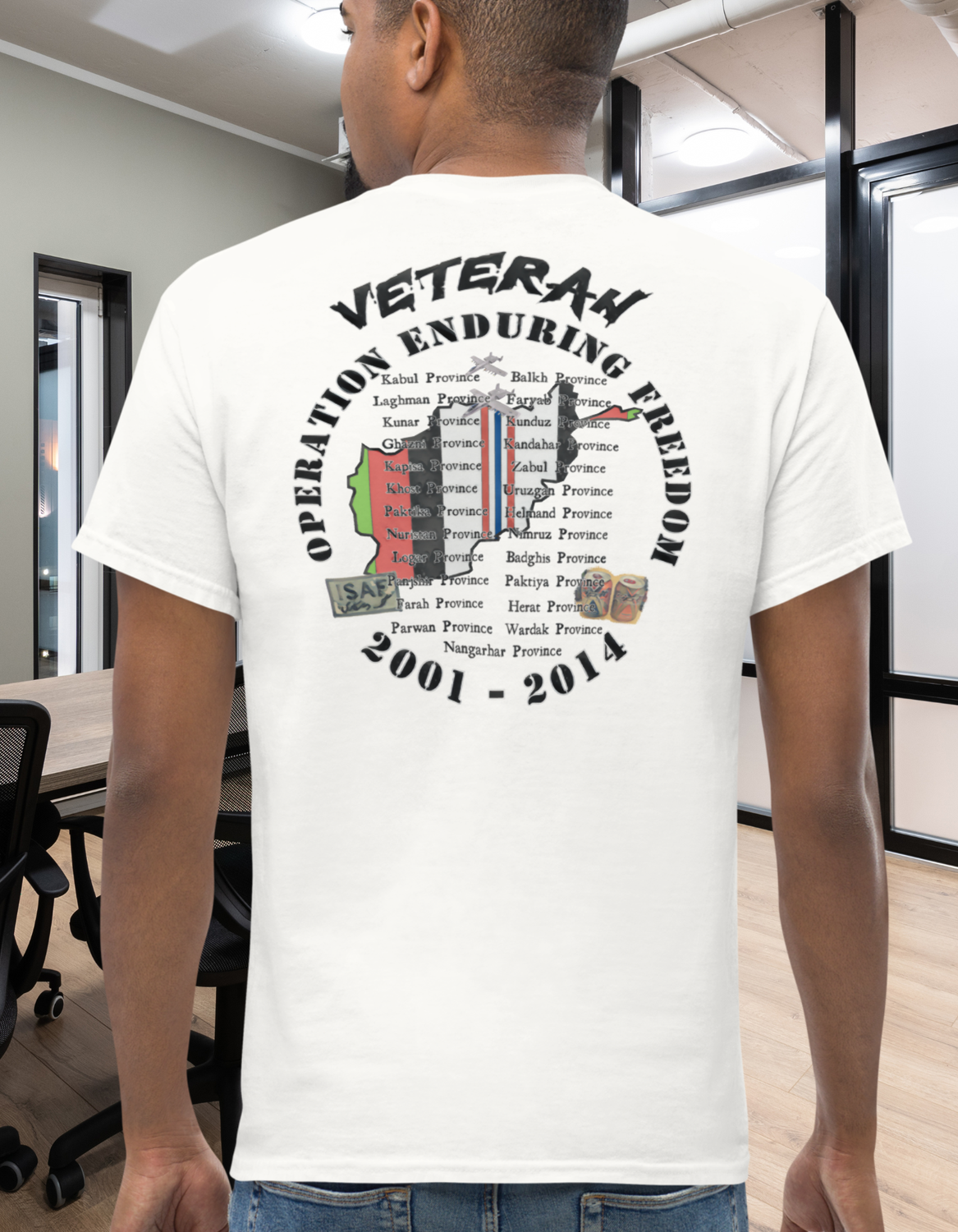 Operation Enduring Freedom | Veteran OEF | OEF Tshirt | Veteran Tshirt | Enduring Freedom Tshirt