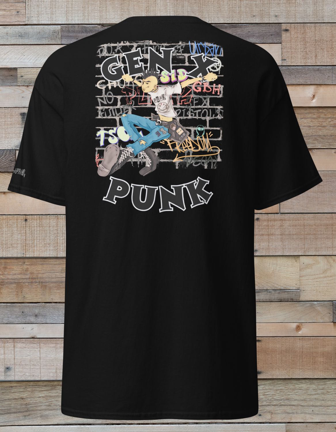 Gen X Punker T-shirt: Vintage Punker Shirt | Punk Rocker | Gen-X Punk 70&#39;s-80&#39;s T-shirt