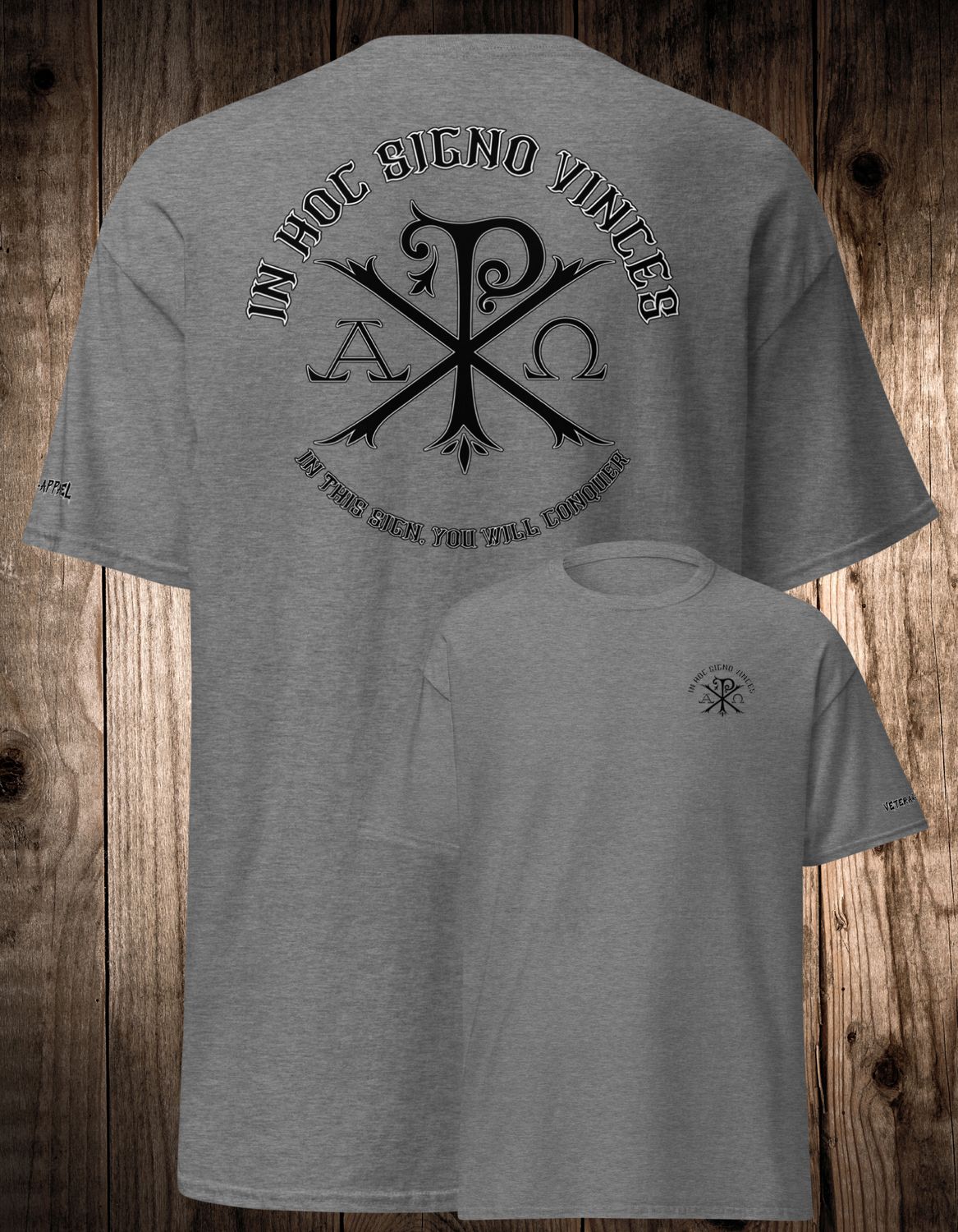 Chi Rho Christian T-shirt: Christian and Symbol and Religious Shirt