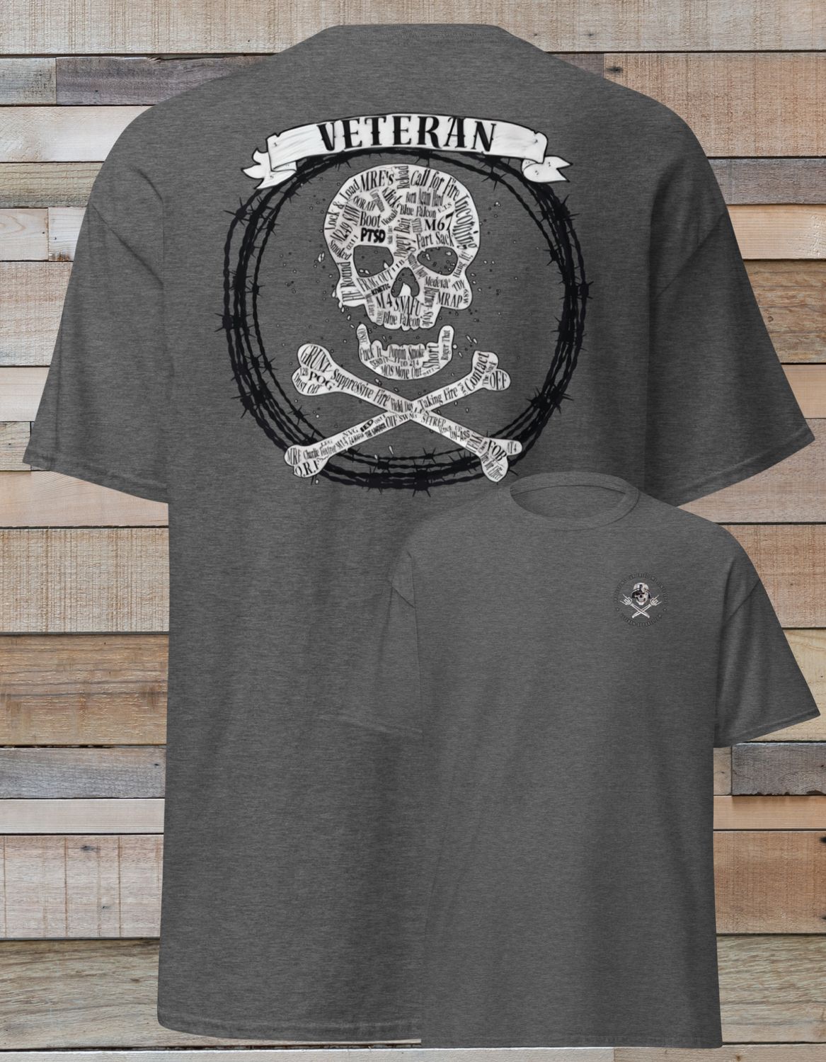 Veteran T-shirt: Army and USMC Shirt | Grunt Shirt