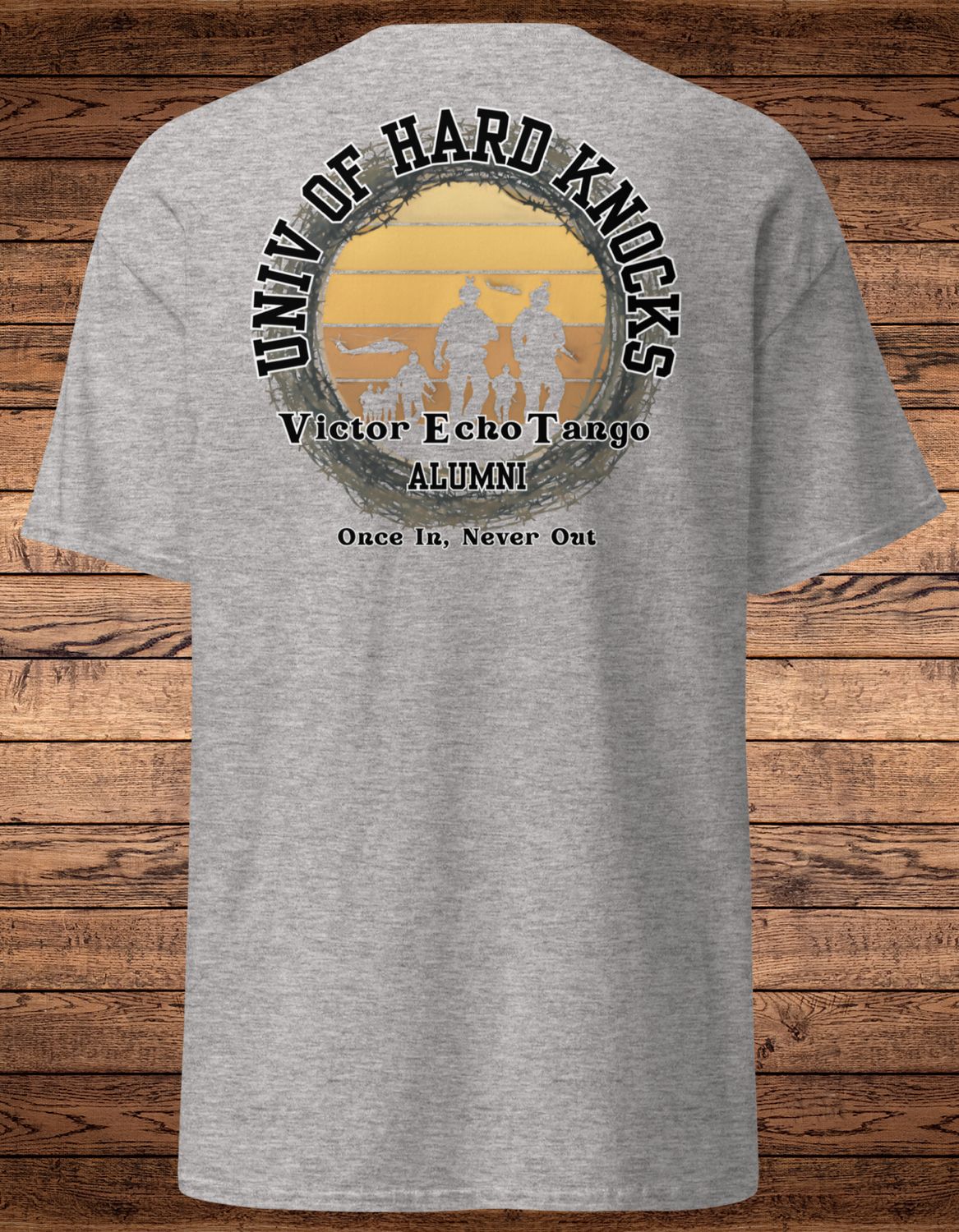 University of Hard Knocks: Veteran Shirt | Military T-shirt | Veteran Brotherhood