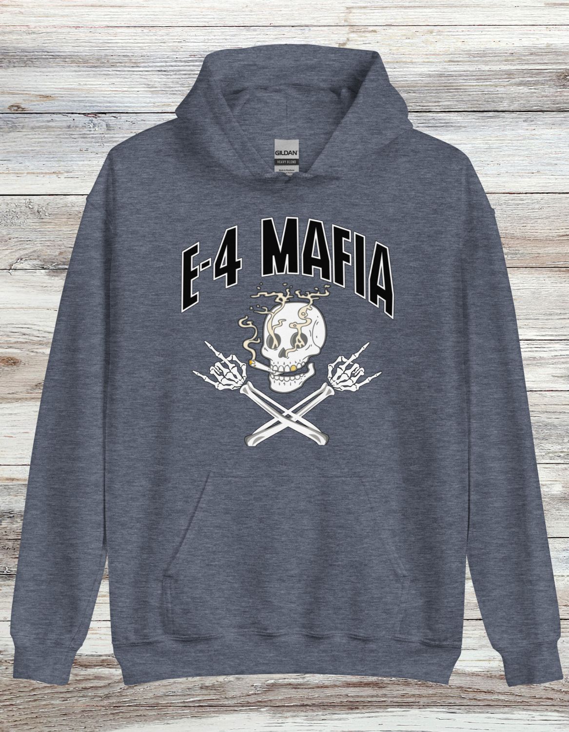 E-4 Mafia Veteran Hoodie: Army, Navy, Air Force and Marine Gifts