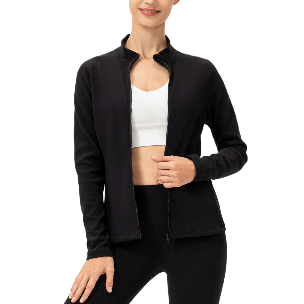 Flexfit Long Sleeve Zip Running Jacket