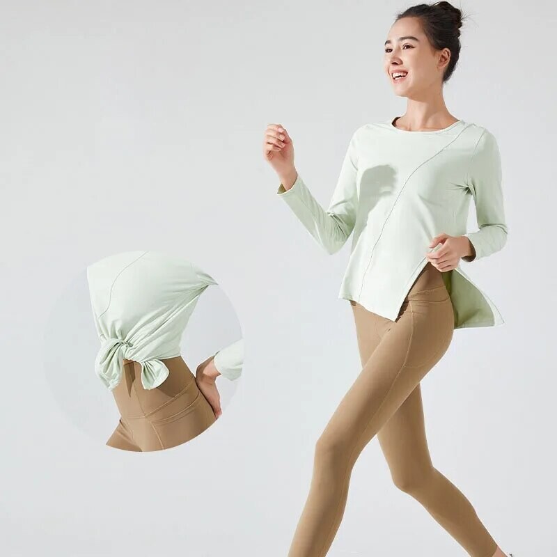 FlexFit Asymmetrical Long Sleeve Top