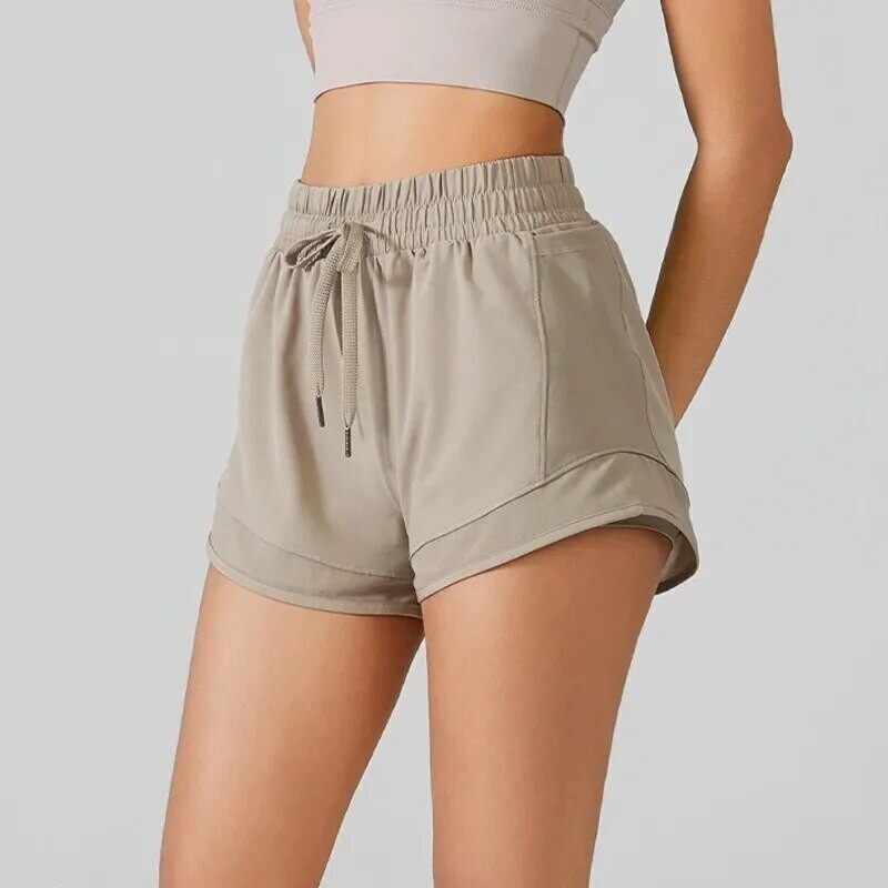 Flexfit High Waisted Tummy Control Drawstring shorts