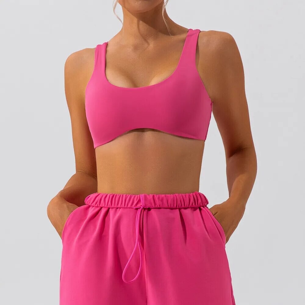 Breathable Shockproof Crop Anti-sweat Sport Bra