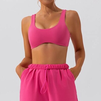 Breathable Shockproof Crop Anti-sweat Sport Bra