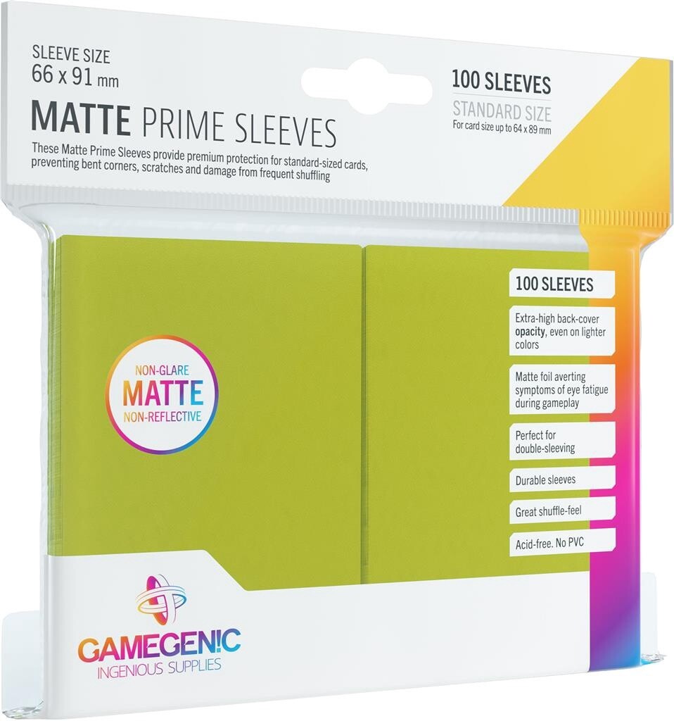 Matte Prime Lime 66x91 (100)