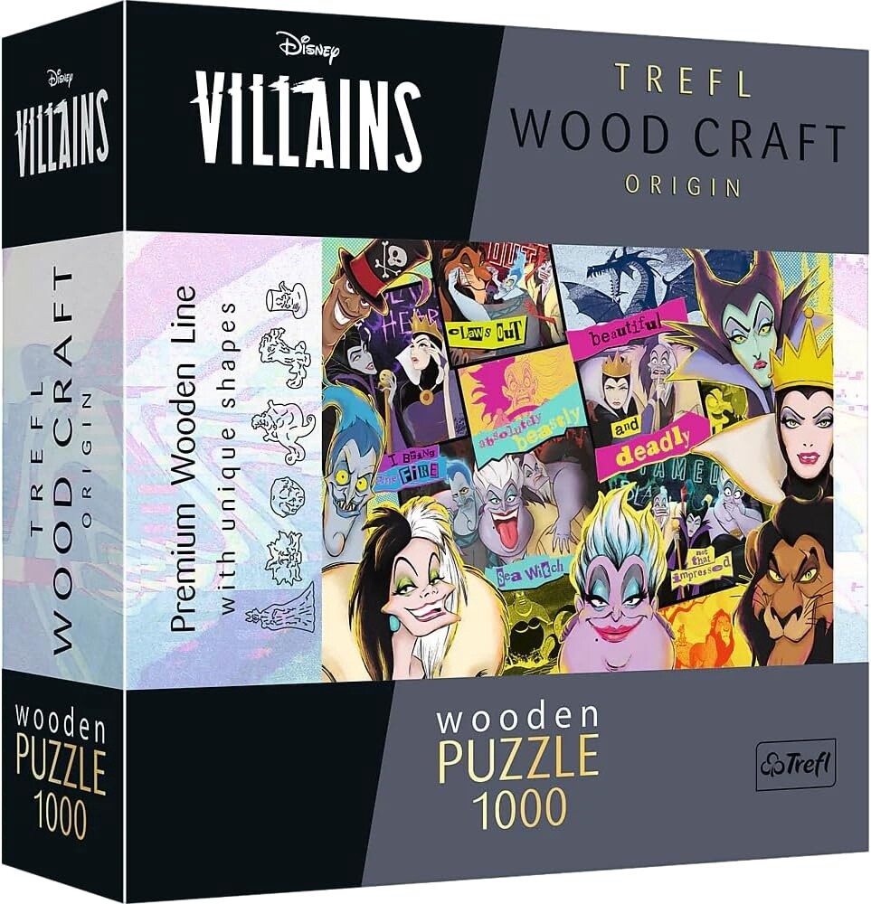 Disney&#39;s Villains Wood Craft (1000 Pieces)