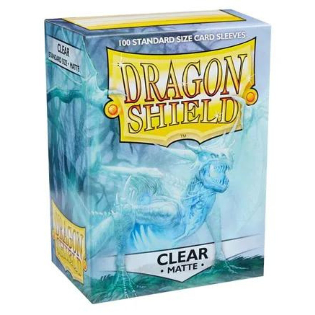 Dragon Shield: Standard Size - Matte Clear Sleeves (100)