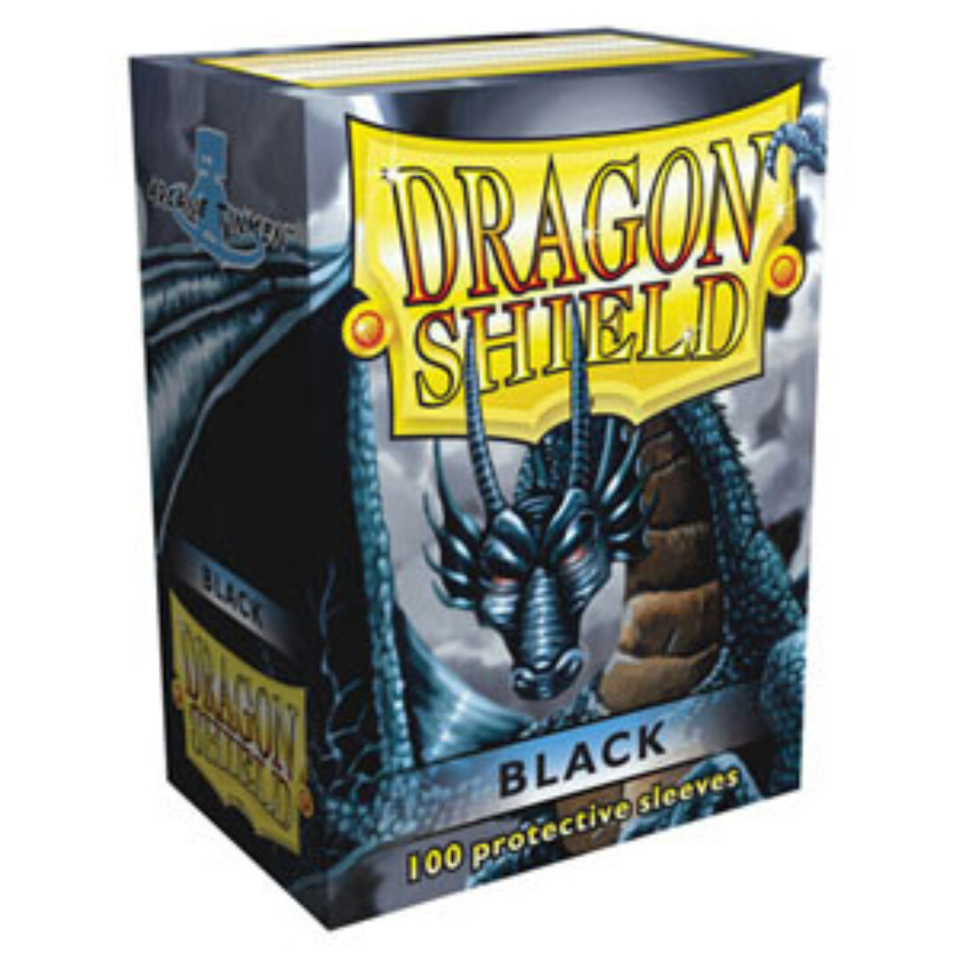 Dragon Shield Sleeves: Standard Classic Black (100)