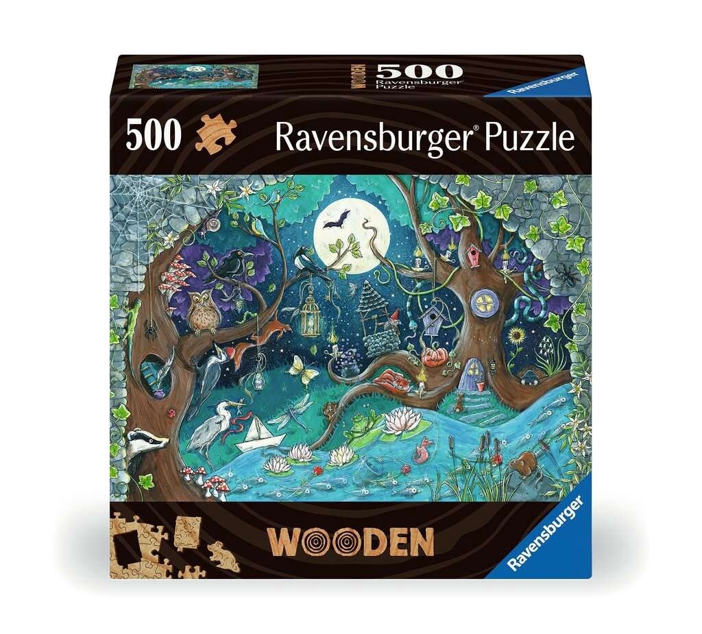 Fantasy Forest Wooden Puzzle - 500 Pieces