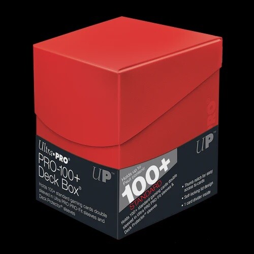 Deck Box: Eclipse Pro 100+ Apple Red