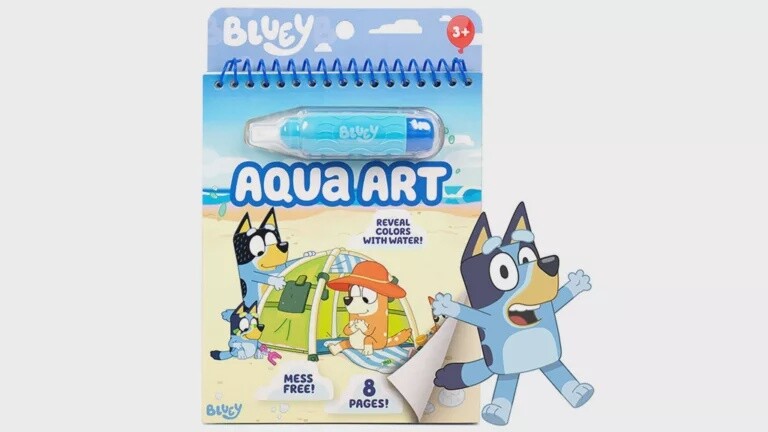 Bluey Aqua Art Pad