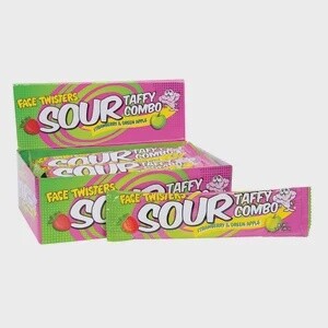 Sour Taffy Combo: Strawberry &amp; Green Apple