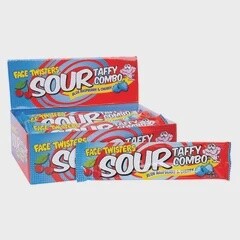 Sour Taffy Combo: Blue Raspberry &amp; Cherry