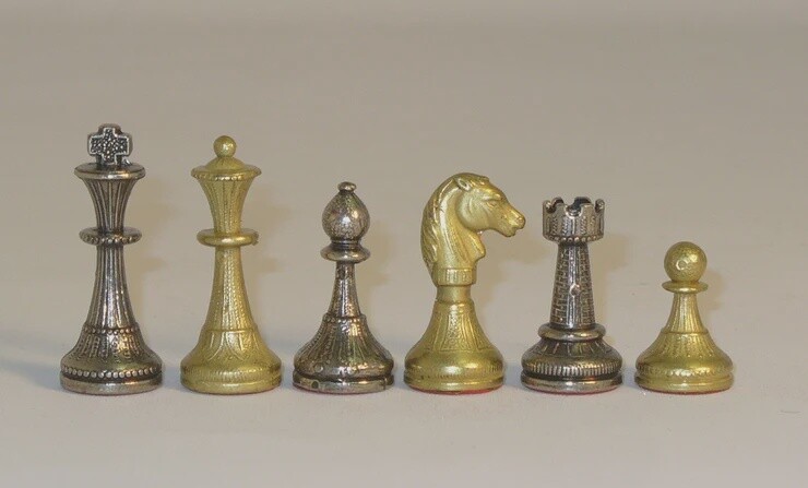 Chess Pieces: Small Staunton Metal