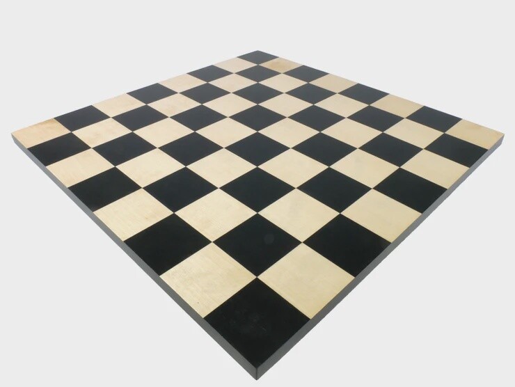 Chess Board: 15.5&quot; Black &amp; Maple Basic