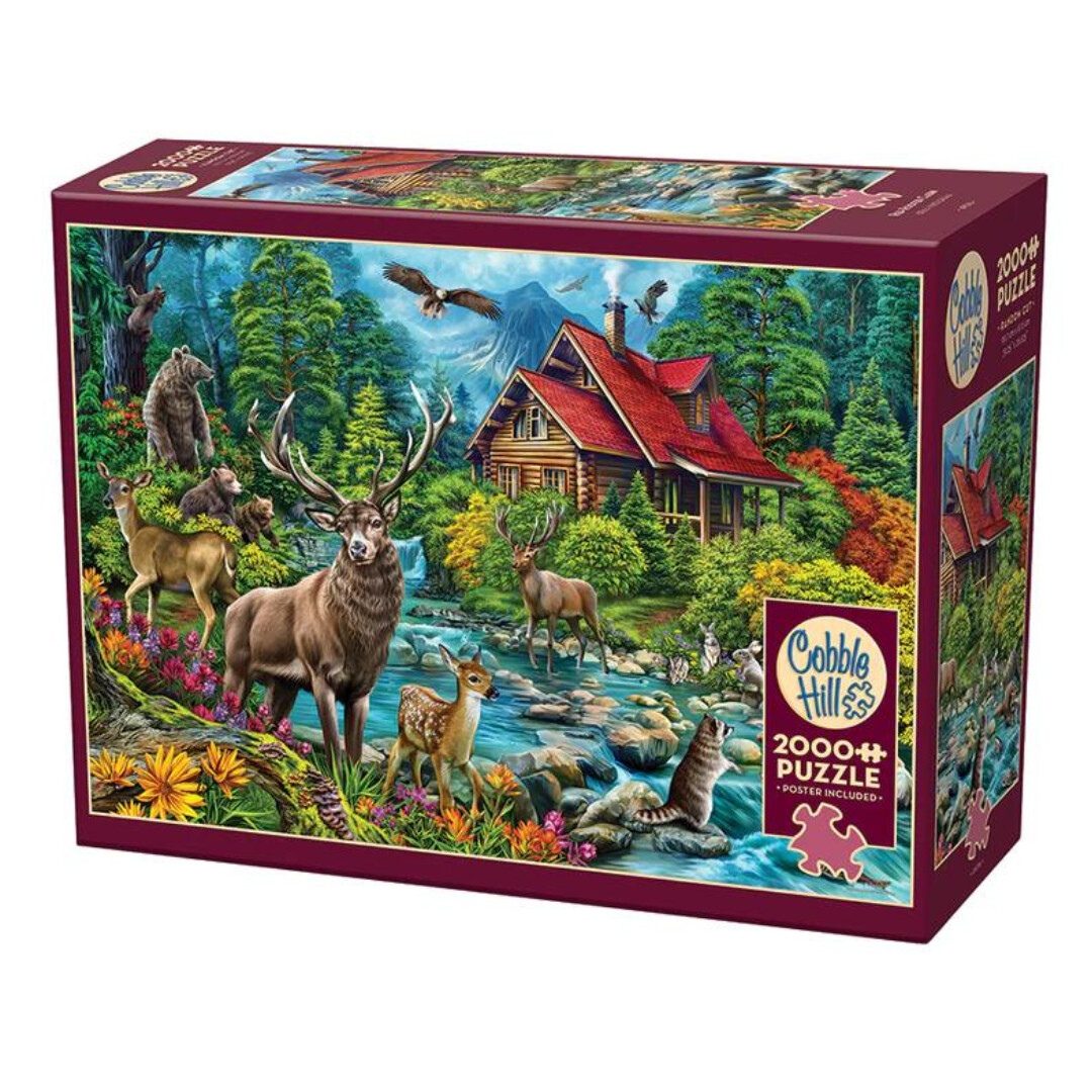 Red-Roofed Cabin - 2000 Pieces