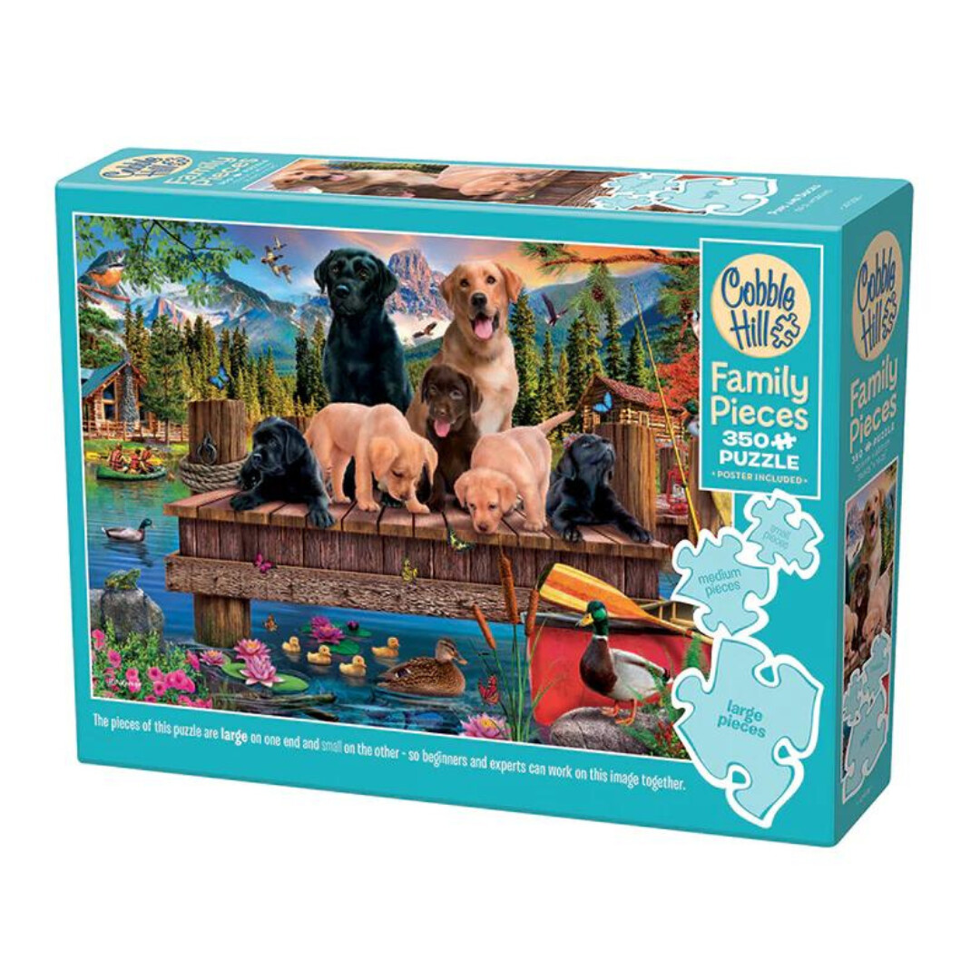 Pups &amp; Ducks: Family Puzzle - 350 Pieces