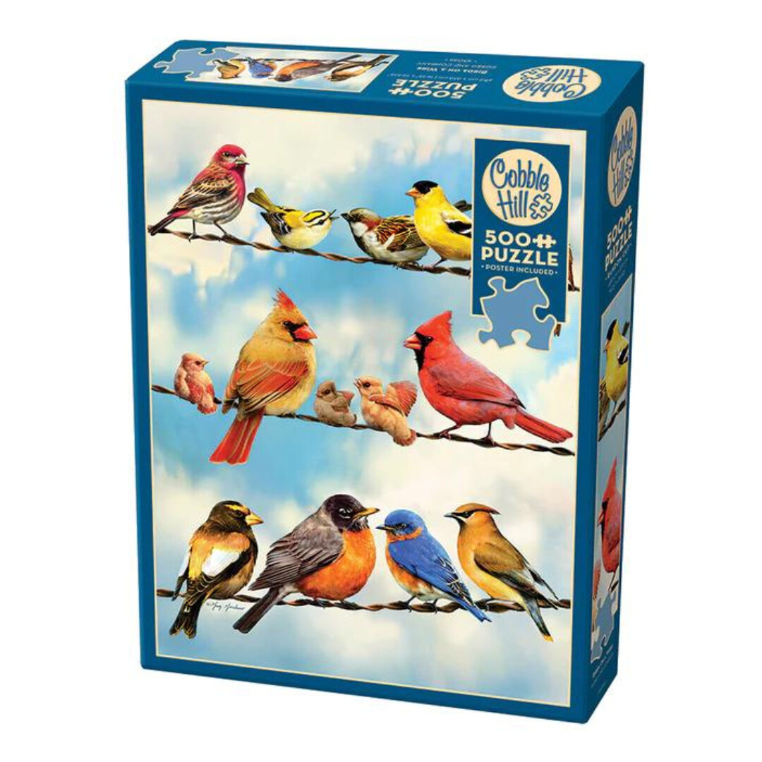 Birds on a Wire - 500 Pieces