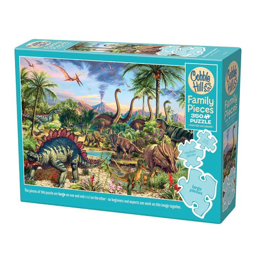 Prehistoric Party: Family Puzzle - 350 Pieces