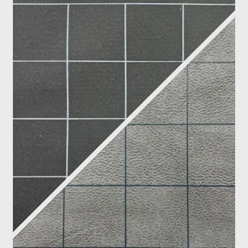 Battlemat: 1&quot; Reversible Black-Grey Squares