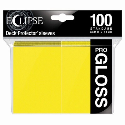 Sleeves: Eclipse Gloss Standard Lemon Yellow (100)