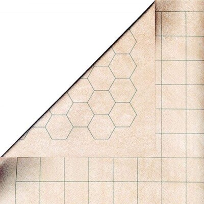 Battlemat: 1.5in Reversible Squares-Hexes