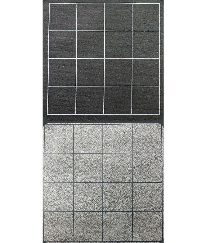 Megamat: 1" Reversible Black-Grey Squares