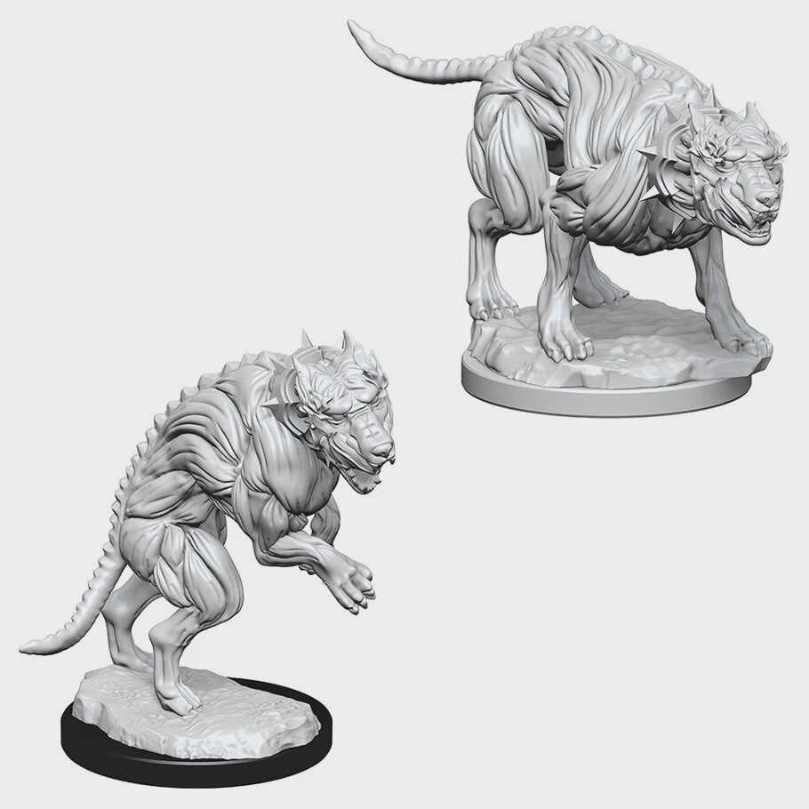Hell Hounds - Pathfinder Battles Deep Cuts Unpainted Minis Wave 1