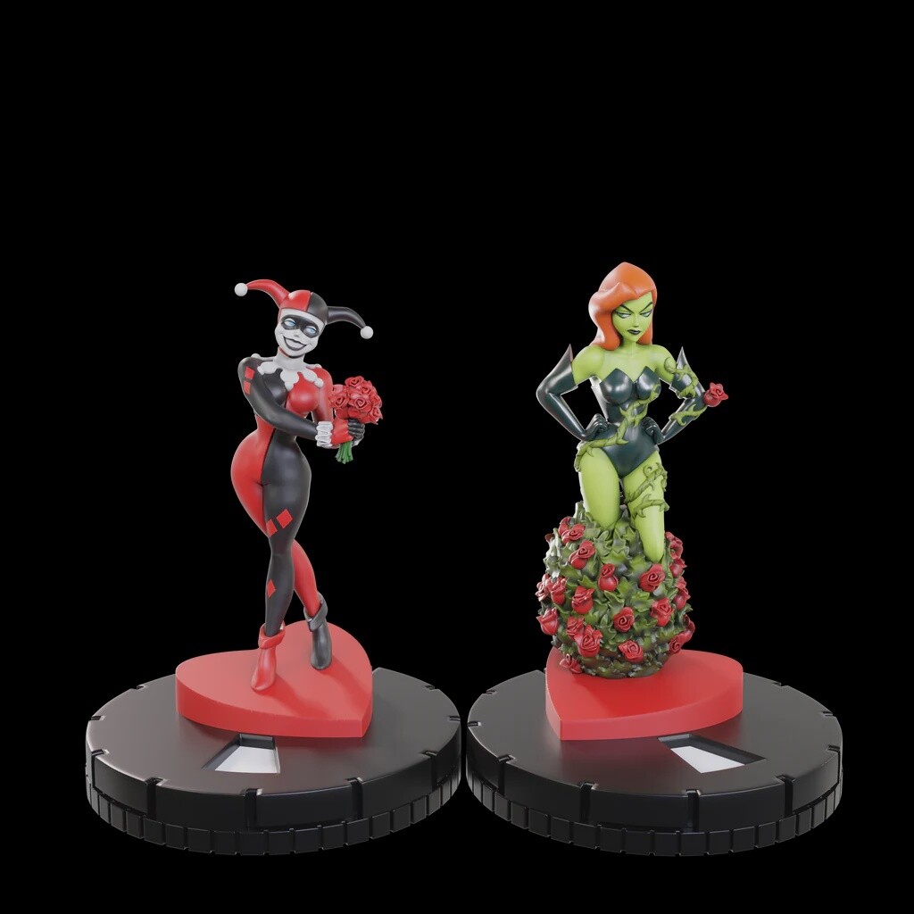 Heroclix Iconix: DC Roses for Red