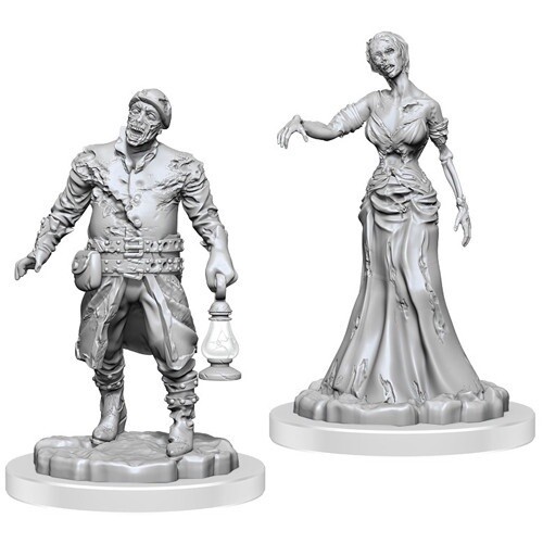 Zombies - Wizkids Deep Cuts Unpainted Minis Wave 18