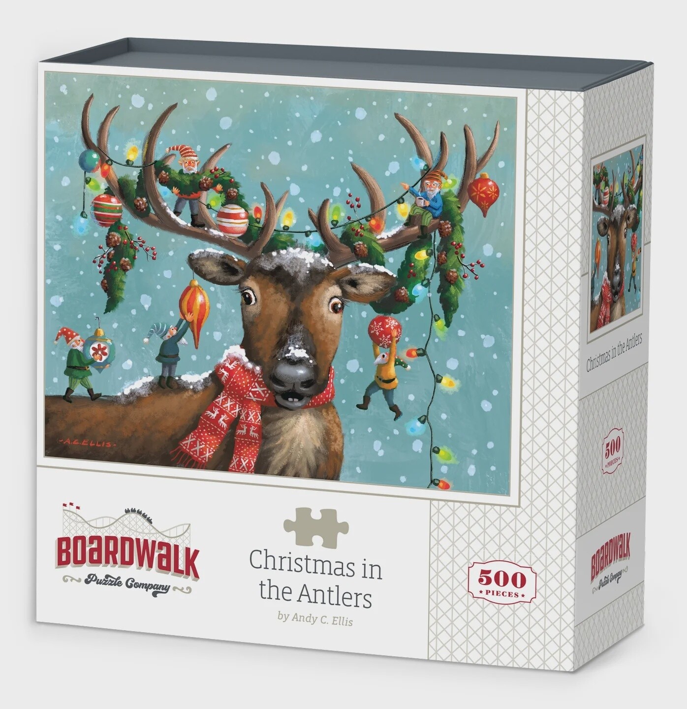 Christmas in the Antlers - 500 Pieces