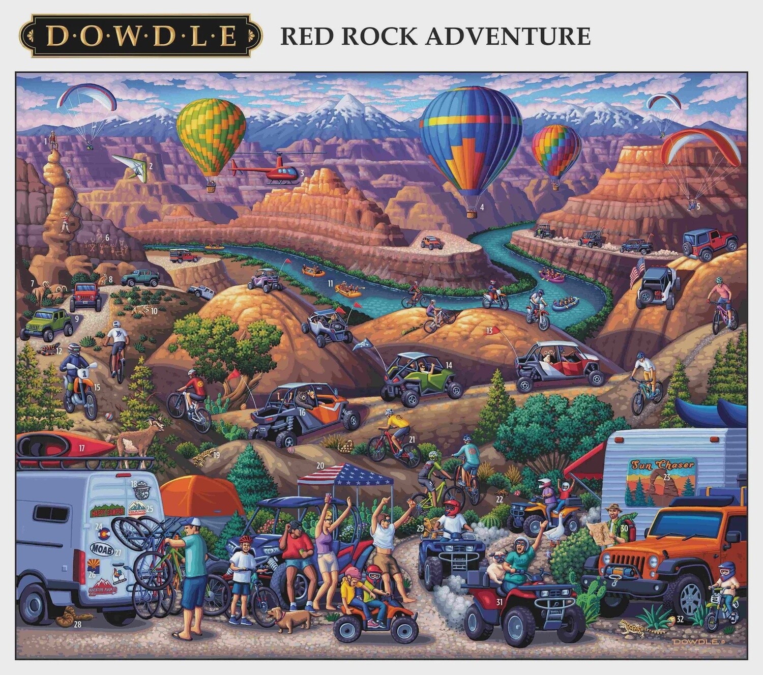 Red Rock Adventure - 500 Pieces
