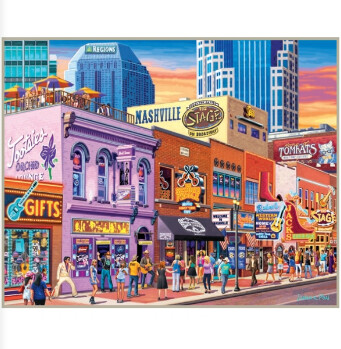 Nashville Music City - 500 Pieces