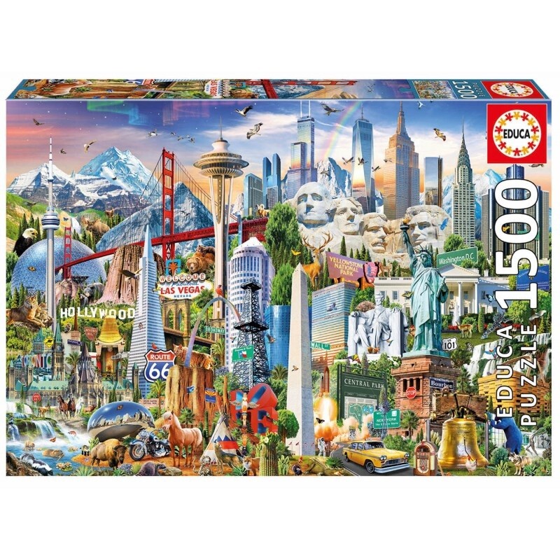North America Landmarks - 1500 Pieces