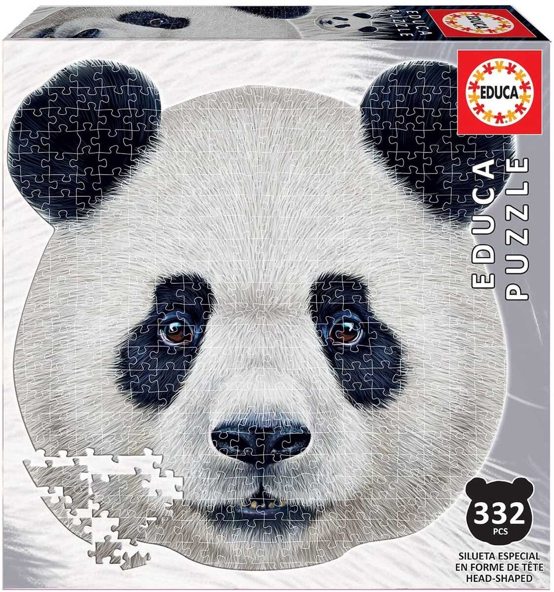 Panda - Face Shaped 375 Pieces