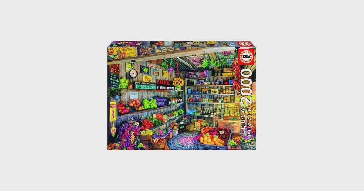 Grocery Shop, Farmers Market - 2000 Pieces