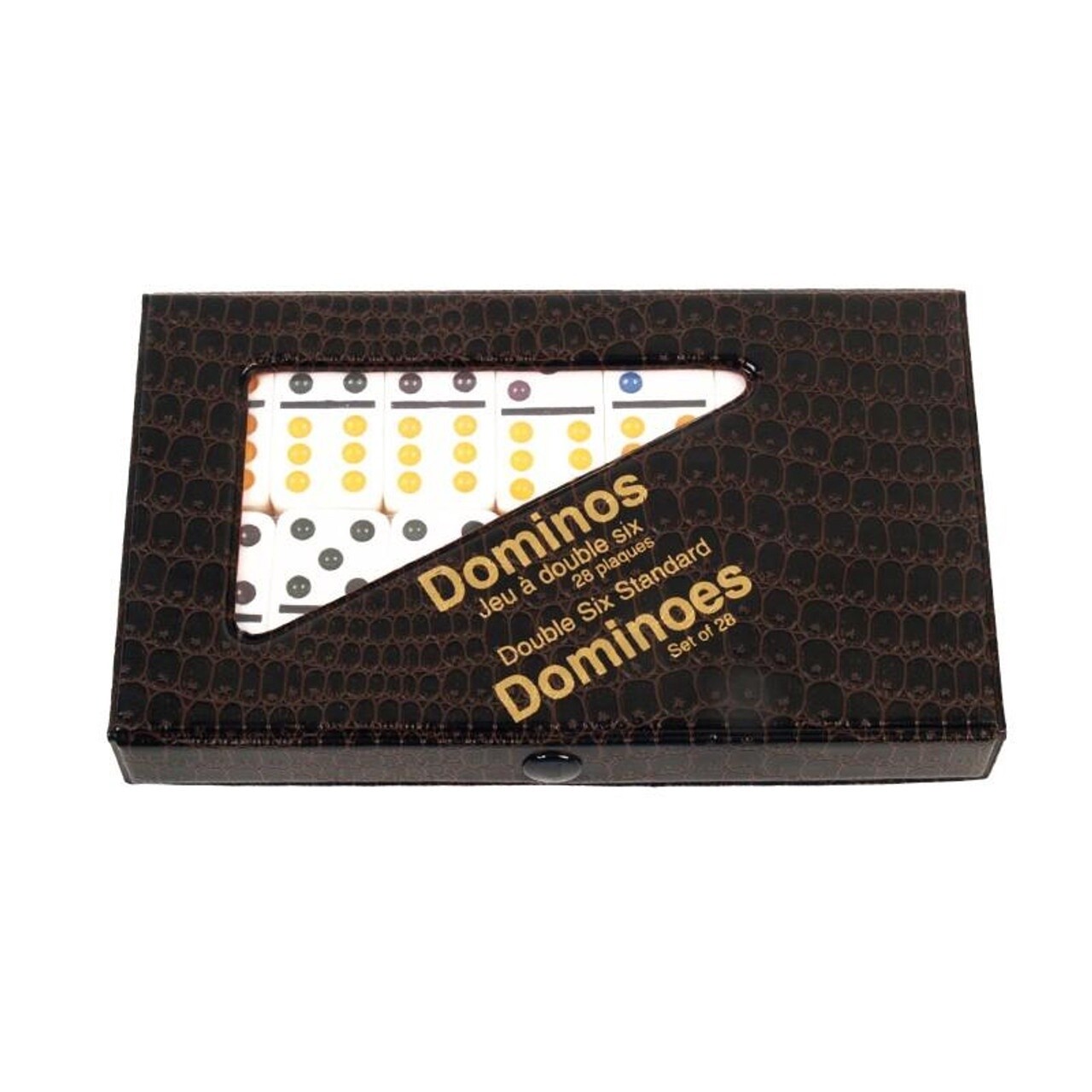 Dominoes Double 6 Standard White