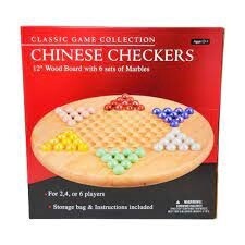 Chinese Checkers 12x12&quot; Board with Marbles