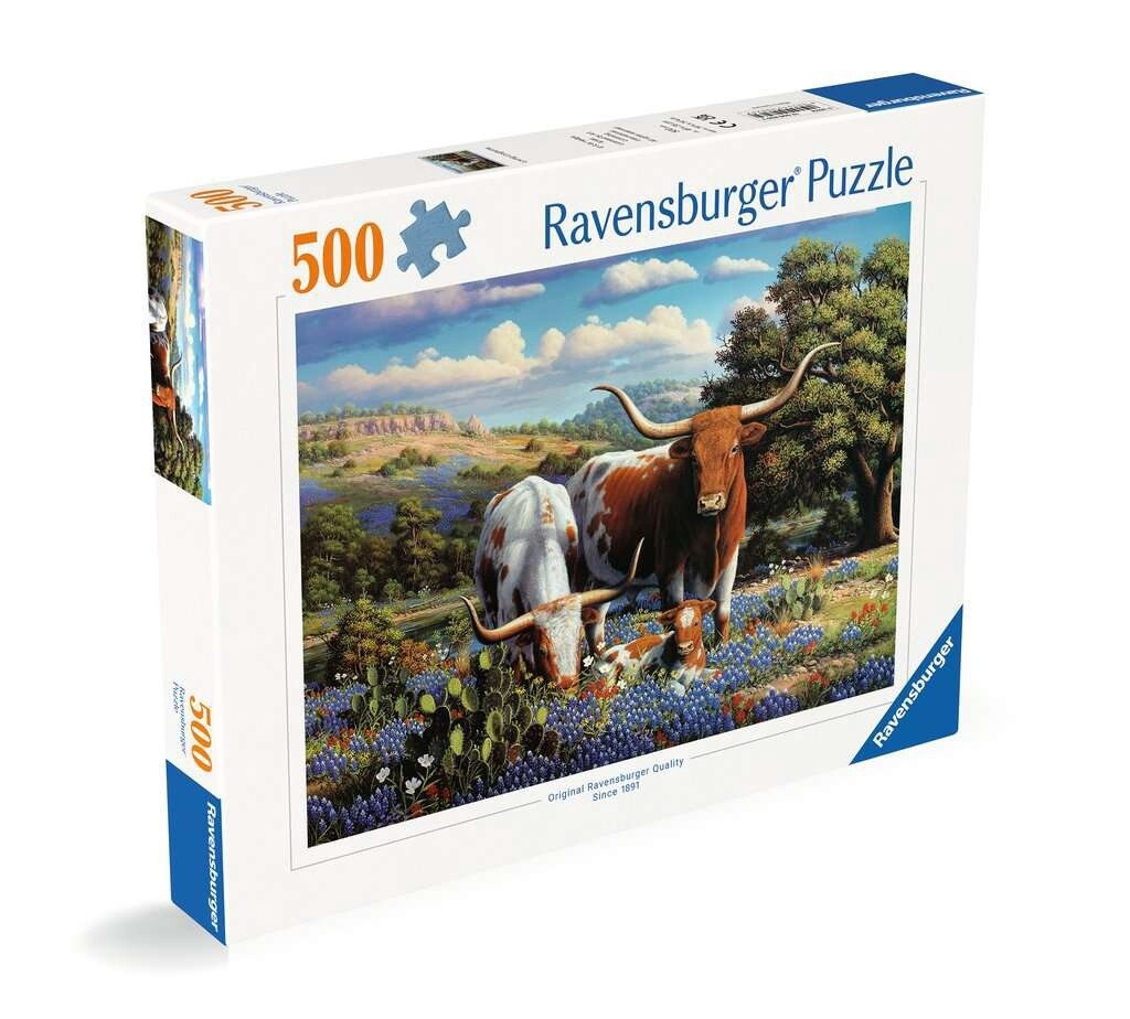 Loving Longhorns - 500 Pieces