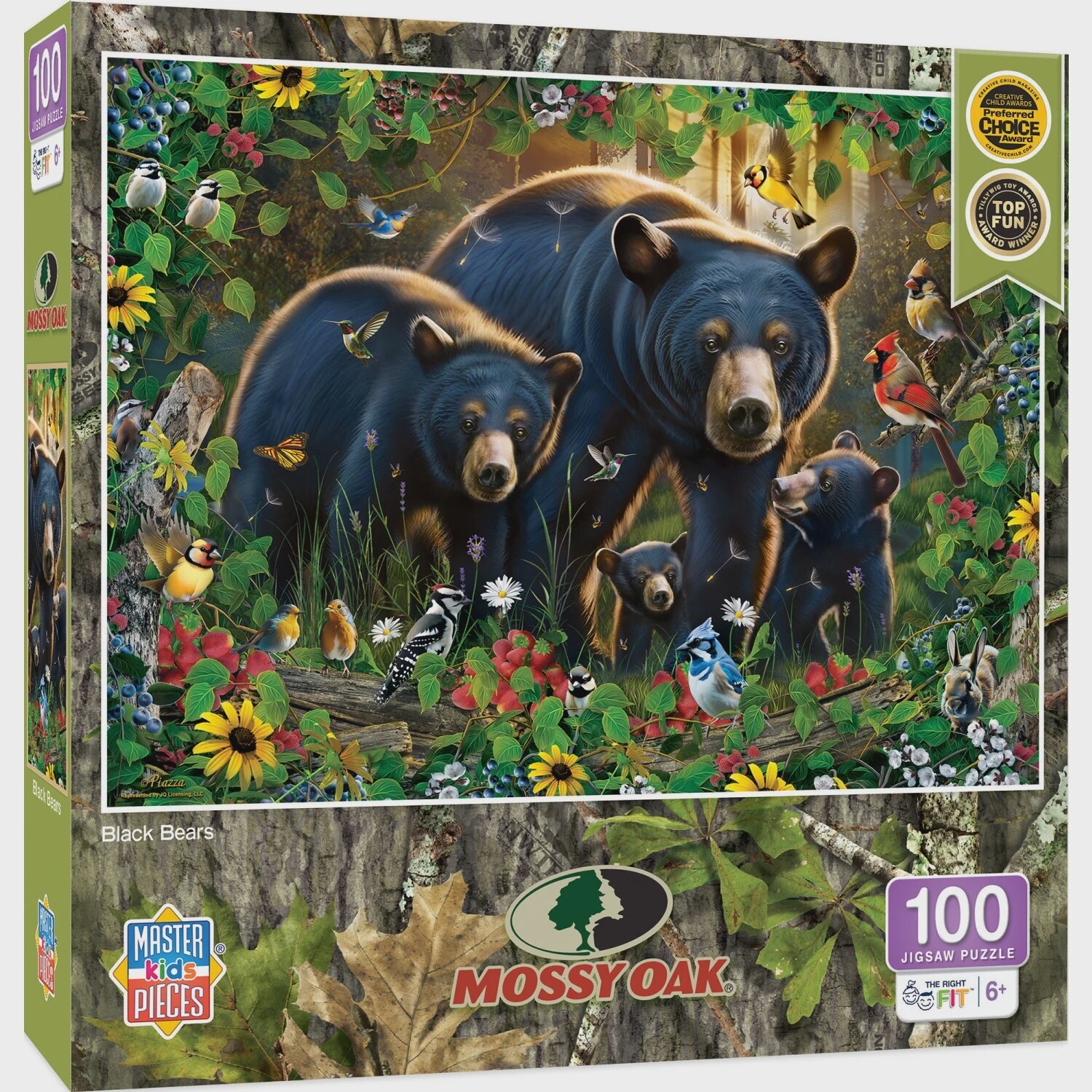 Mossy Oak: Black Bears - 100 Pieces