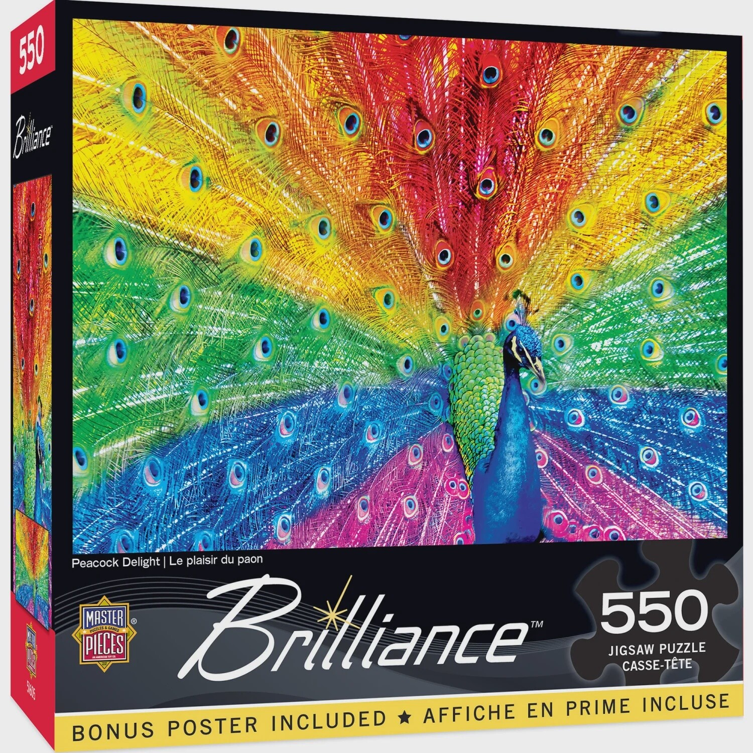Brilliance: Peacock Delight - 550 Pieces