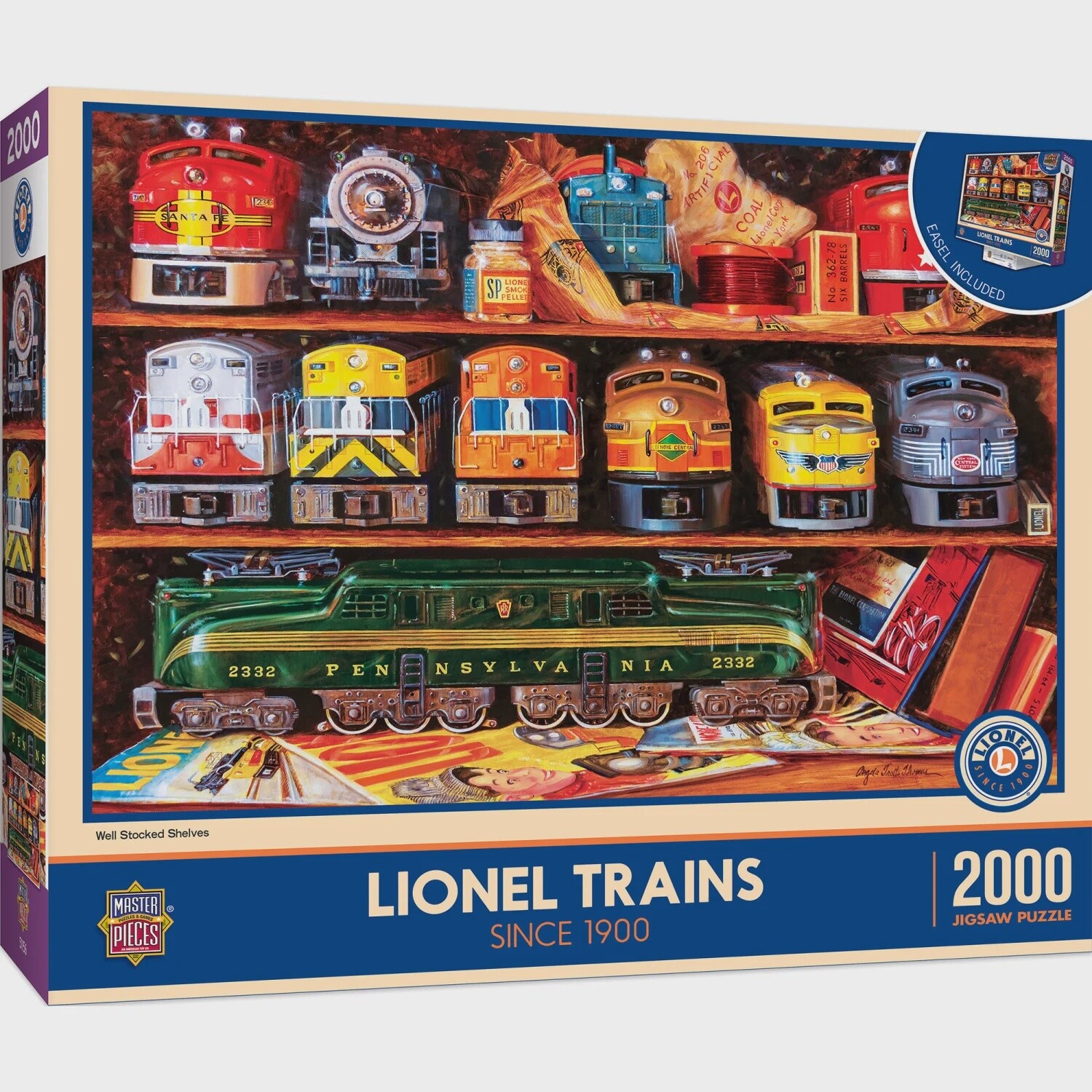 Lionel Trains: Well Stocked Shelves - 2000 Pieces