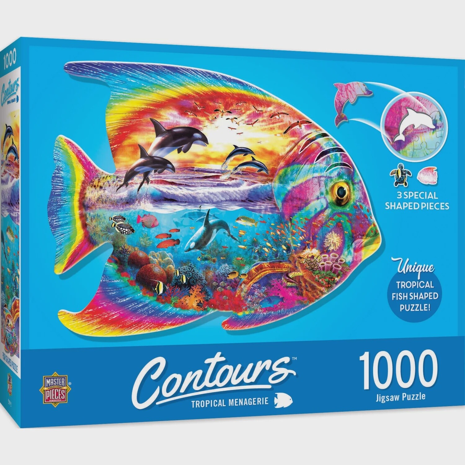 Contours: Tropical Menagerie - 1000 Pieces