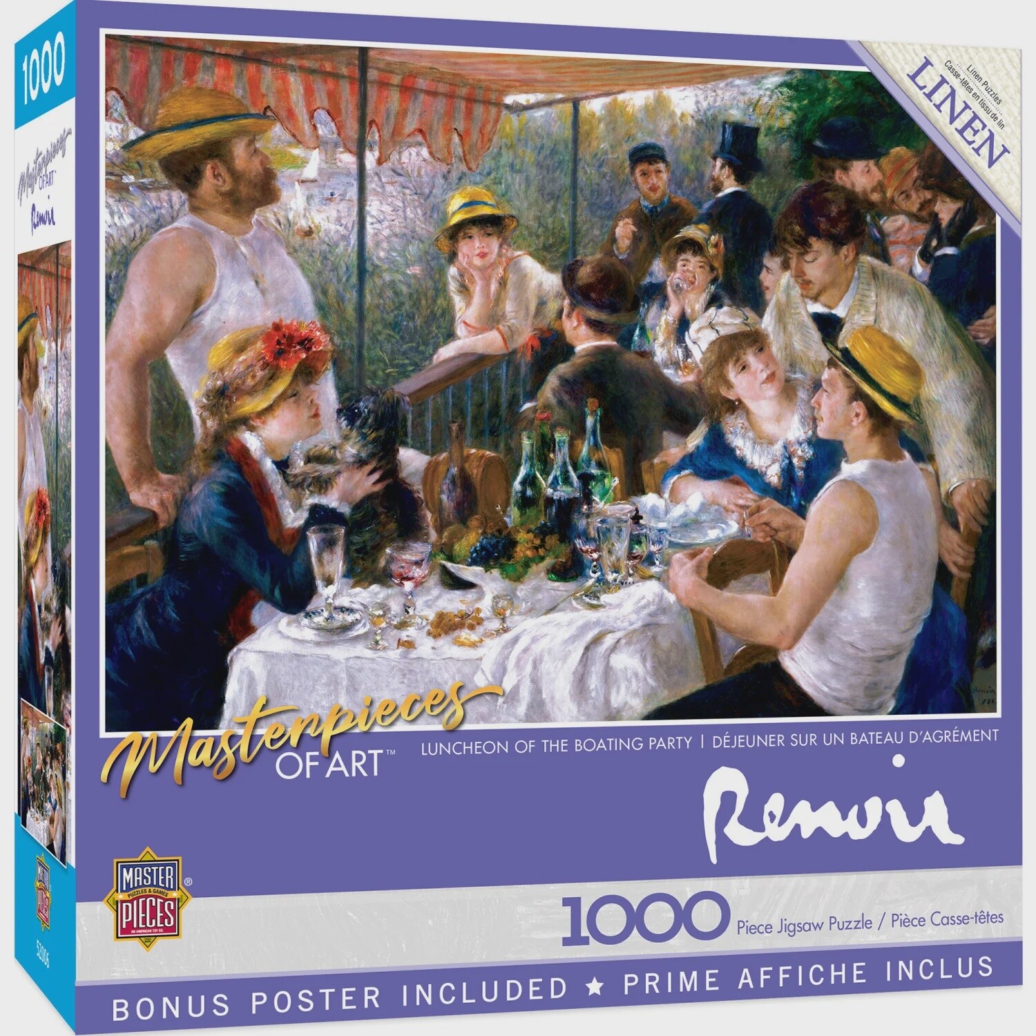 Masterpieces of Art: Luncheon of the Boating Party - 1000 Pieces