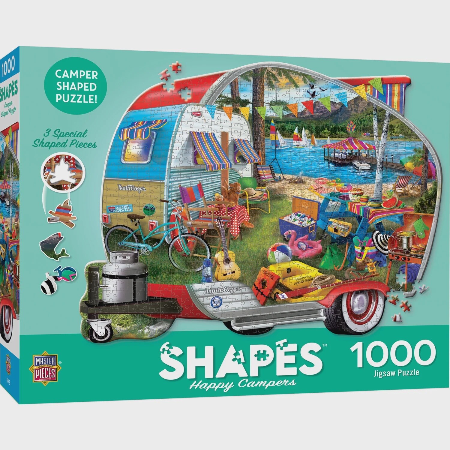 Shapes: Happy Campers - 1000 Pieces