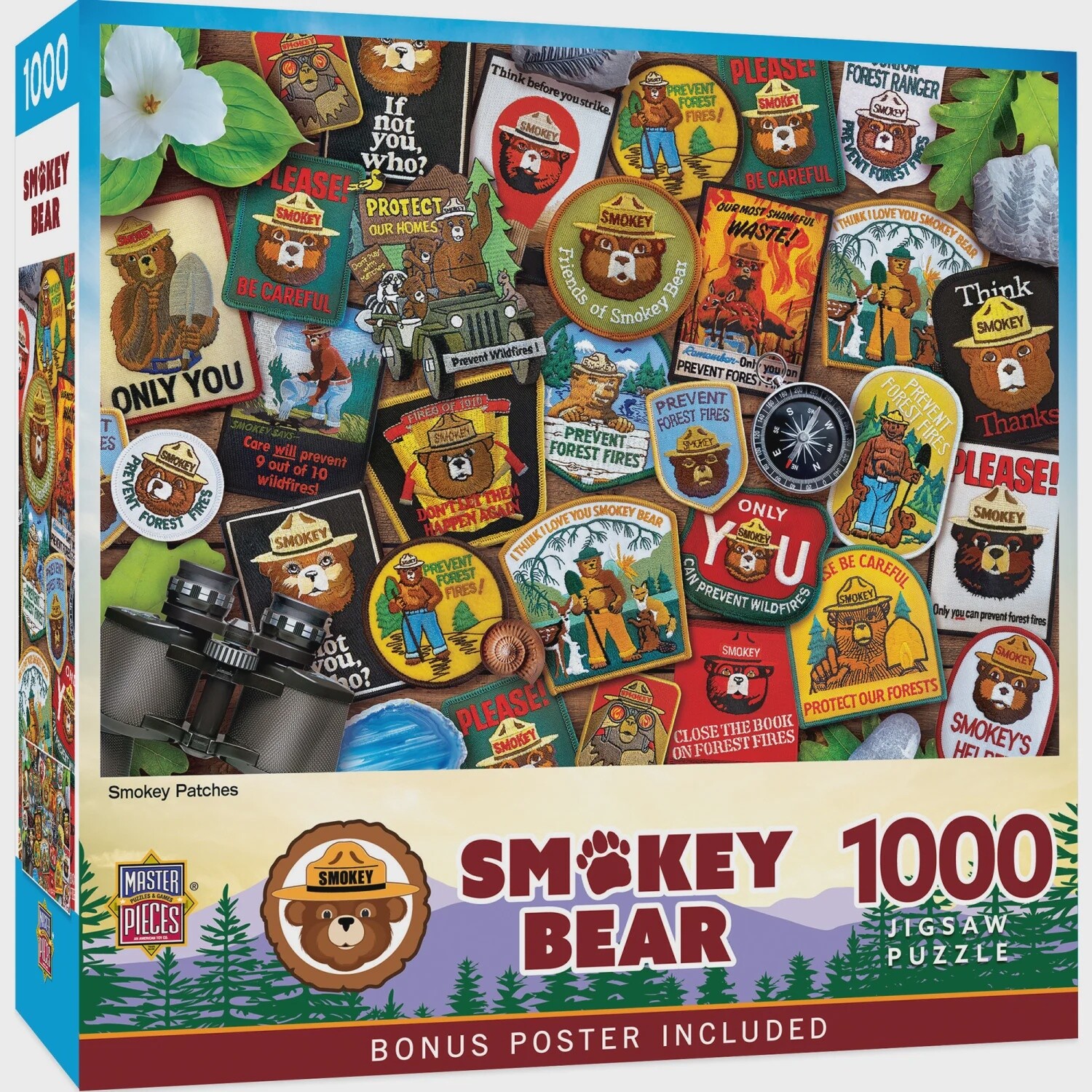 Smokey Bear Patches - 1000 Pieces