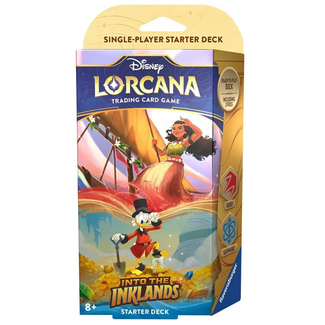 Disney Lorcana: Into the Inklands Starter Deck Ruby &amp; Sapphire